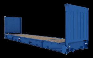 How to Use a 40ft Flat Rack Shipping Container for Industrial Applications