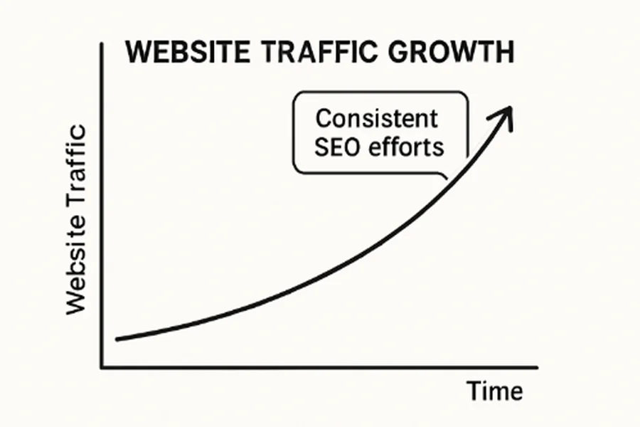 How Consistent SEO Efforts Build Sustainable Website Growth